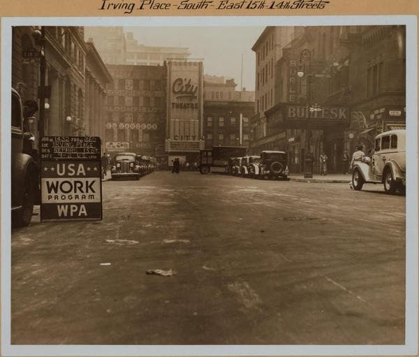 Manhattan: Irving Place - 14th Street (East), 1936