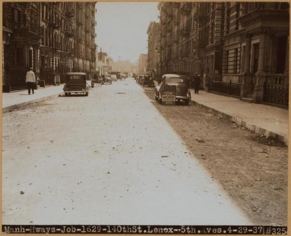 Manhattan: 140th Street - Lenox Avenue, 1937