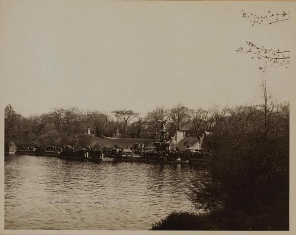 Manhattan: Central Park - The Lake., 1892