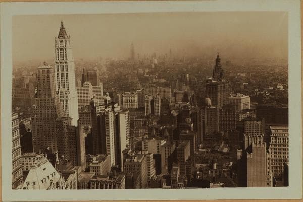 General view - [Manhattan - Wall Street (Northeast).], 1933