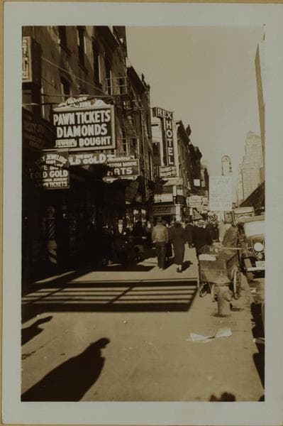 Manhattan: 6th Avenue - 47th Street, 1935