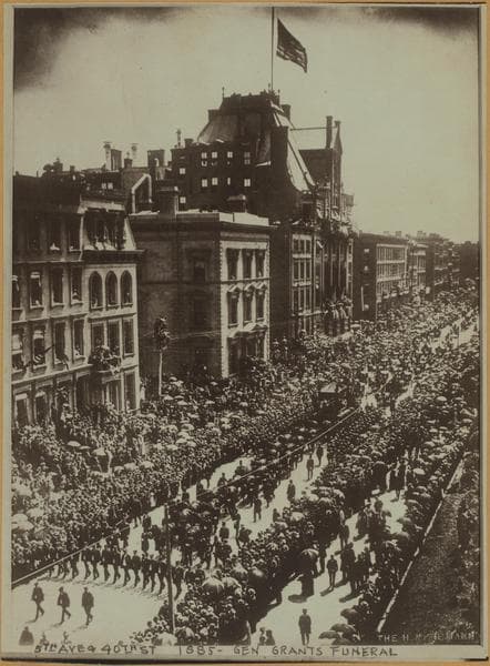 Celebrations - Parades - Municipal events - U. S. Grant's Funeral., 1885; 1885-08