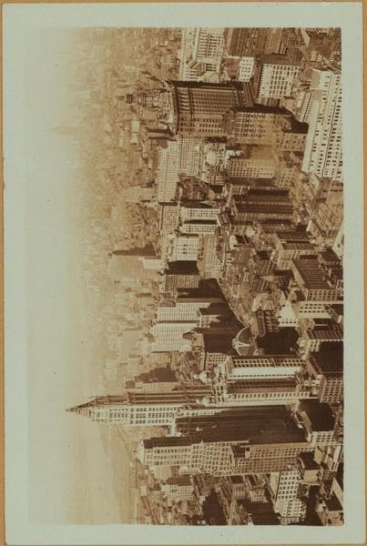 General view - [Manhattan - Between Pine and Cedar Streets - 60 Wall Street Tower (Northwest).], 1933