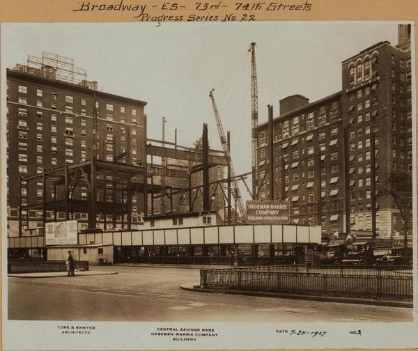 Manhattan: Broadway - 73rd Street, 1927