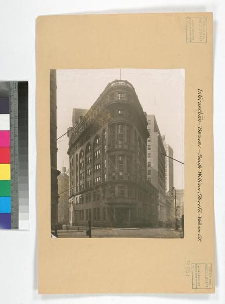 Manhattan: Beaver Street - William Street (South), 1920