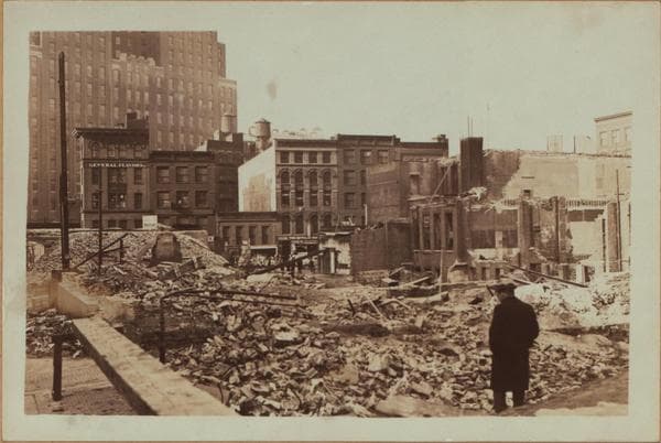 Manhattan: West Broadway - Vesey Street, 1933