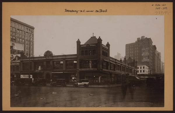 Manhattan: Broadway - 36th Street, 1921