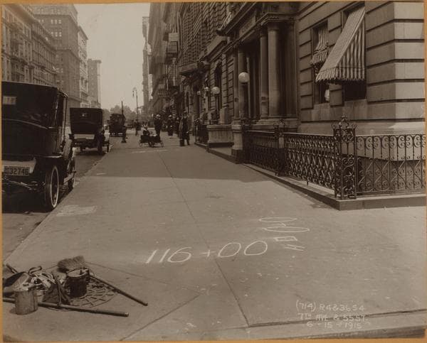 Manhattan: 7th Avenue - 55th Street, 1915