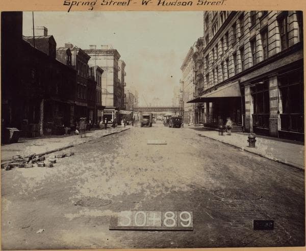Manhattan: Spring Street - Hudson Street, 1923