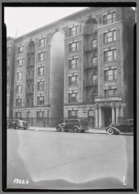 Apartment building; office of S. O'Brien Payne M.D.: 237 W 142nd St-7th Av-8th Av, Manhattan, 1938