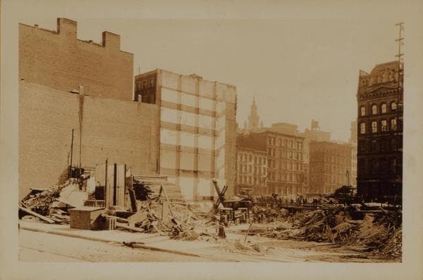 Manhattan: 6th Avenue Extension - Walker to Church Streets., 1927–1928