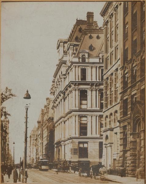 Manhattan: Broadway - Wall Street, 1900
