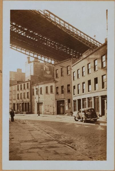 Manhattan: Front Street - Roosevelt and Dover Streets, 1936