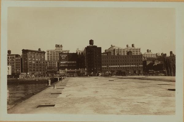 North (Hudson) River - Pier 32 of the North German Lloyd., 1932–1934