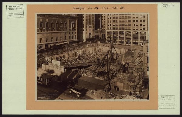 Manhattan: Lexington Avenue - 42nd Street, 1929