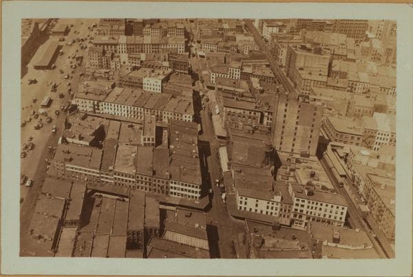 General view - [Manhattan - West Street - Between Vesey and Barcley Streets (North).], 1930