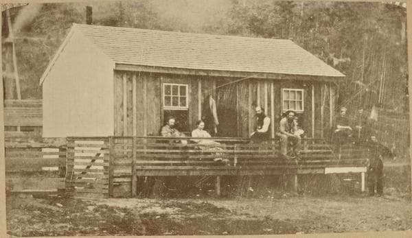 Brooklyn: Prospect Park - Surveyors Camp., 1885