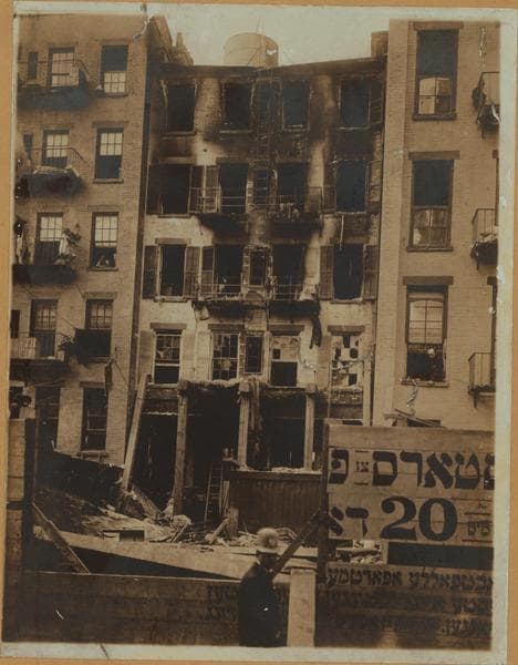 Fires, accidents and tragedies - [Building nearly destroyed by fire.], 1904