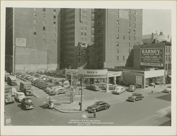 Sixth Avenue - 8th Street, east side - looking south, 1939-01-02