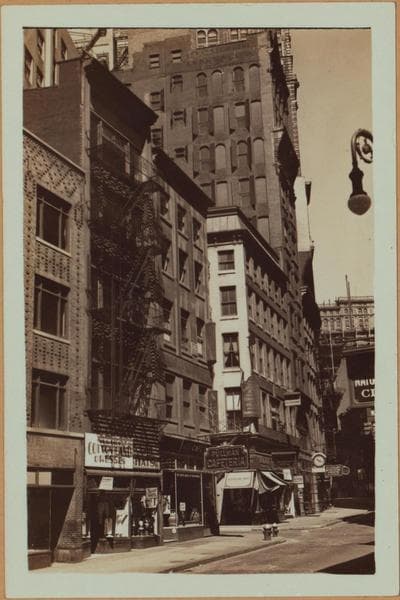 Manhattan: Maiden Lane - Nassau Street, 1933