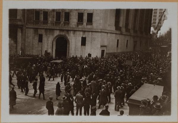 Manhattan: Broad Street - Wall Street, 1929
