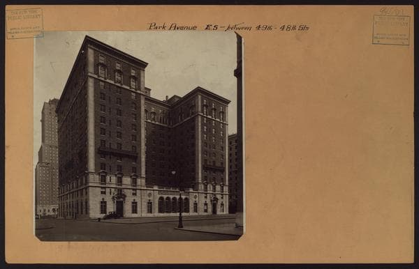 Manhattan: Park Avenue - 48th Street, 1924