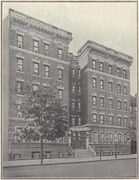 The Bonavista Court, 945-947-949 St. Nicholas Avenue; Plan of first floor; Plan of upper floors., 1908