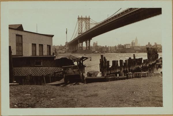 Bridges - Manhattan Bridge - [Brooklyn side.], 1938