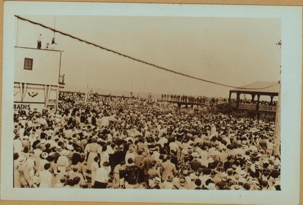 Staten Island - South Beach - [Boardwalk opening.], 1937