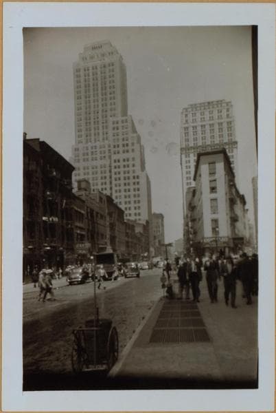Manhattan: Greenwich Street - Trinity Place, 1940