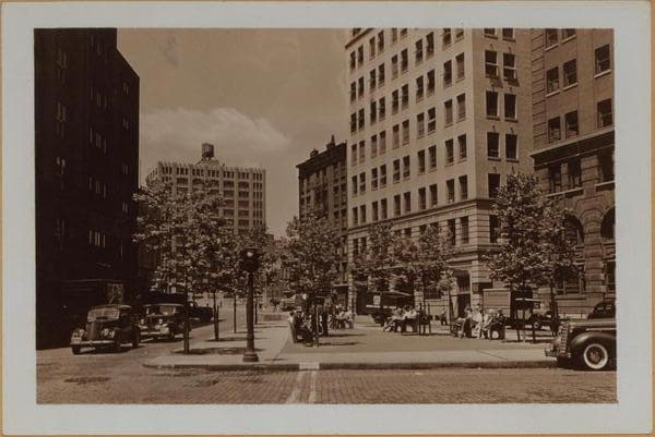Manhattan: Beach Street - West Broadway, 1939