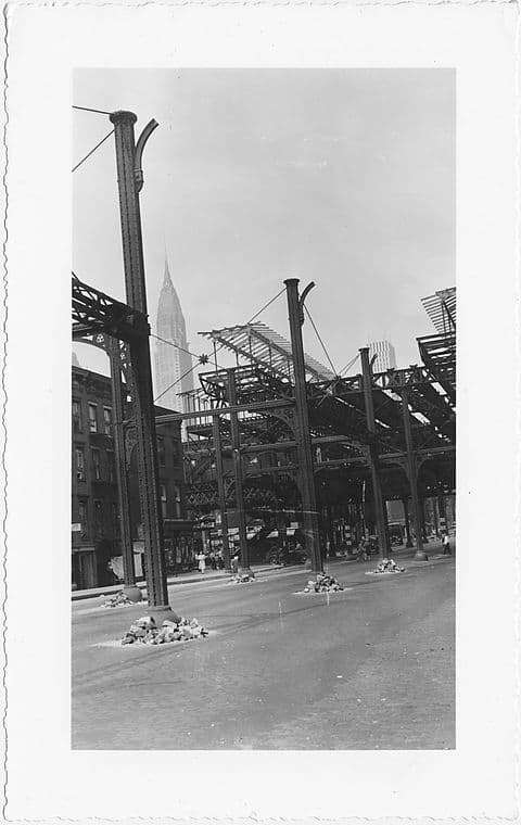 2nd Avenue at 34th Street and 33rd Street, to , Manhattan, 1942-08-22