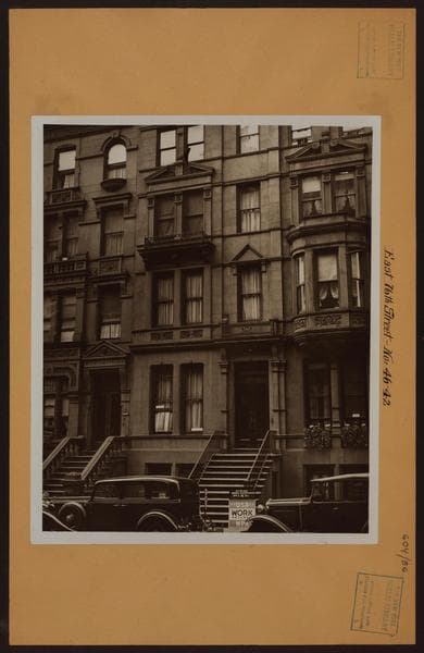 Manhattan: 76th Street (East) - Park Avenue, 1936