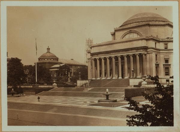 Colleges and Universities - Columbia University - [Low Library - South Hall - Earl Hall for Business.], 1936