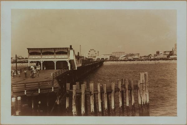Islands - Coney Island pier., 1936