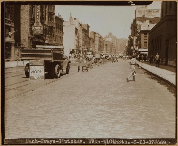 Manhattan: Greenwich Avenue - 9th Street (West), 1937
