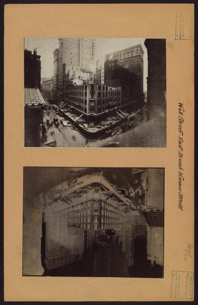 Manhattan: Wall Street - Broad Street, 1913