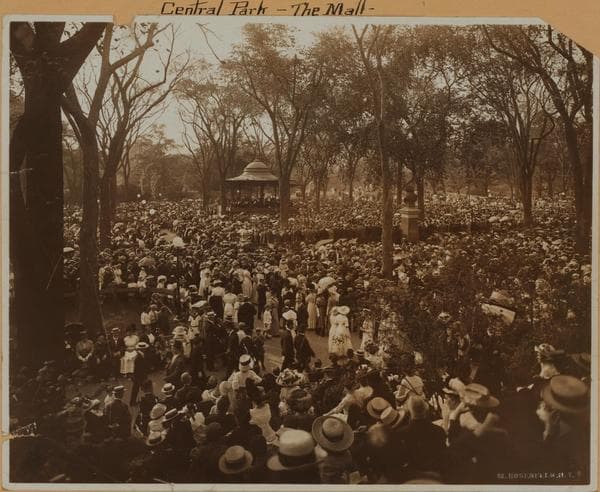 Manhattan: Central Park - The Mall., 1912