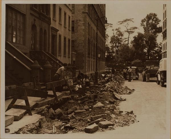 Manhattan: 93rd Street - 5th Avenue, 1936