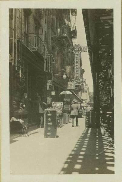 Manhattan: Allen Street - Rivington Street, 1927