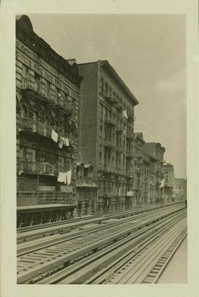 Manhattan: Allen Street - Rivington Street, 1927