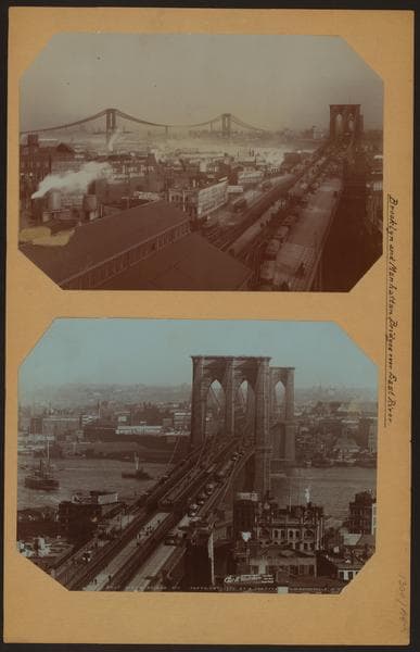 Bridges - Brooklyn Bridge - Manhattan Bridge - East River., 1900–1909