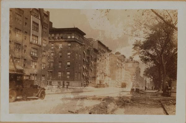 Manhattan: Central Park West - 97th Street, 1928