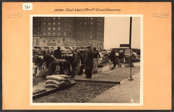 Bronx: 161st Street (East) - Grand Concourse, 1936