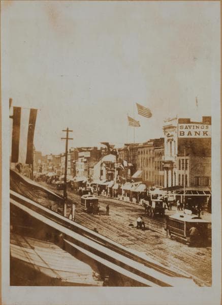 Manhattan: Bowery - Houston Street (East), 1870