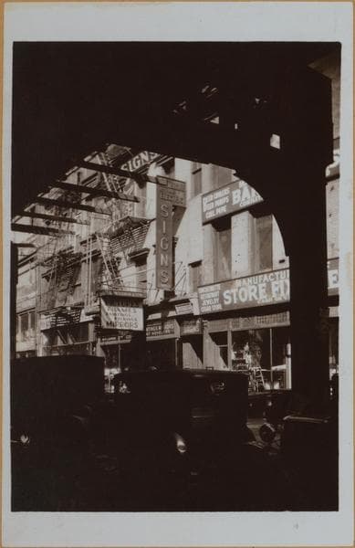 Manhattan: Bowery - Grand Street, 1932