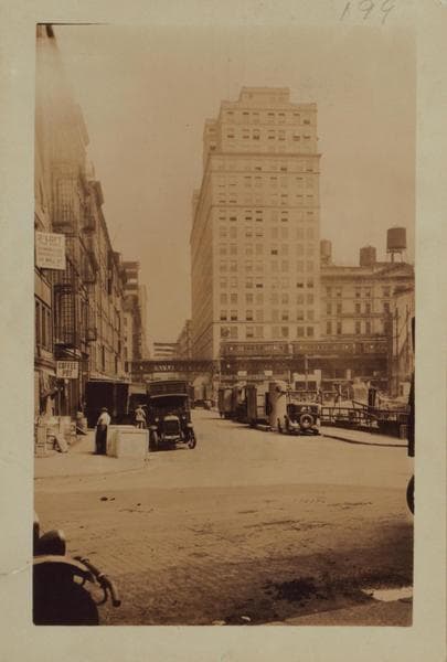 Manhattan: Worth Street - Hudson Street, 1928