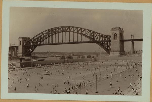 Bridges - Hell Gate Bridge - [East River.], 1936–1937