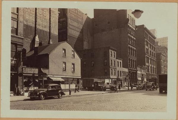 Manhattan: West Broadway - White Street, 1928