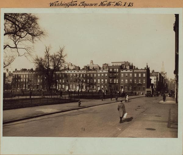 Manhattan: Washington Square North - University Place, 1926